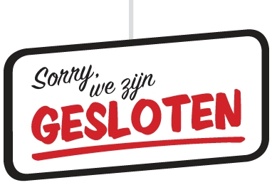 Kantine gesloten
