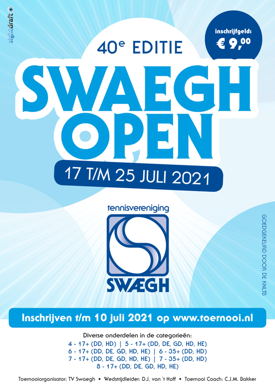 Aangescherpte coronamaatregelen en Swaegh Open