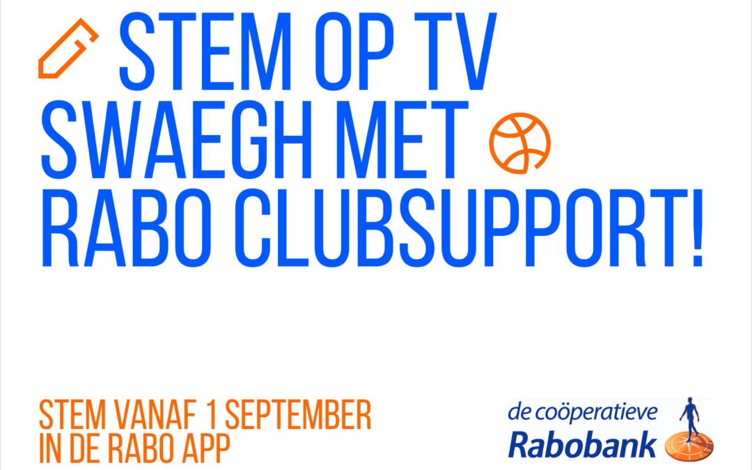 Stem op TV Swaegh bij Rabo ClubSupport