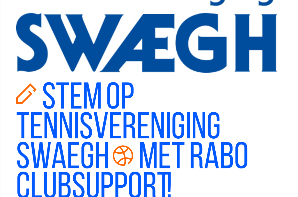 Steun TV Swaegh met Rabo ClubSupport!