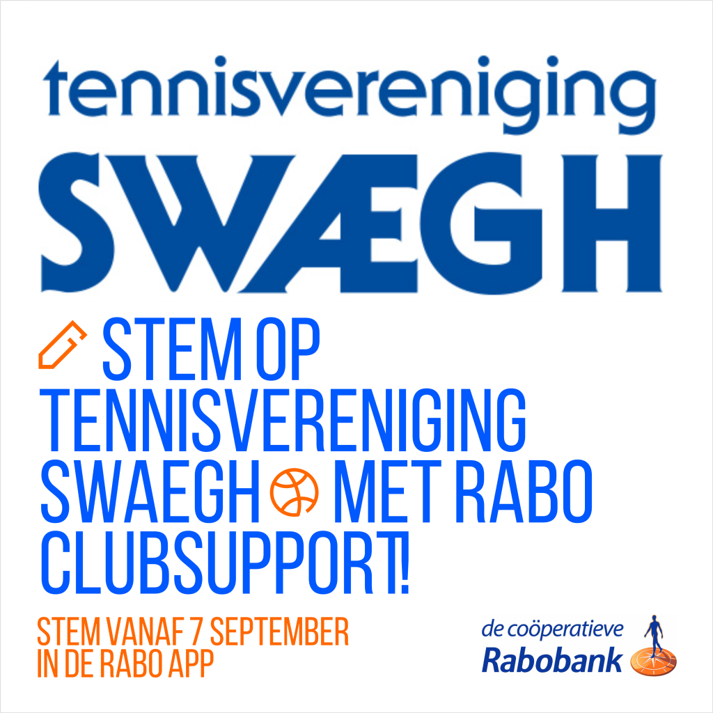 Steun TV Swaegh met Rabo ClubSupport!